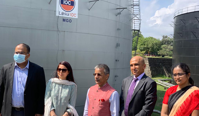 The High Commissioner of India’s visit to LIOC’s Tank Farms at Trincomalee