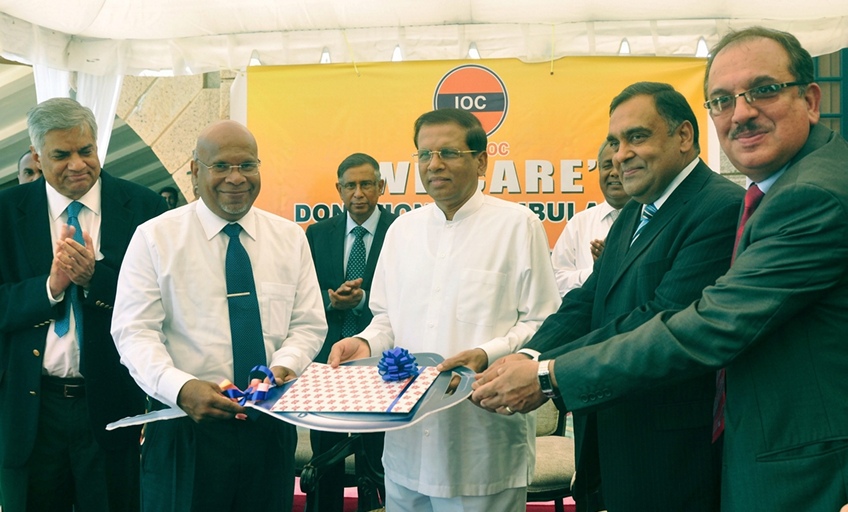 Lanka IOC donates ambulance to Lihiniyagama Divisional Hospital