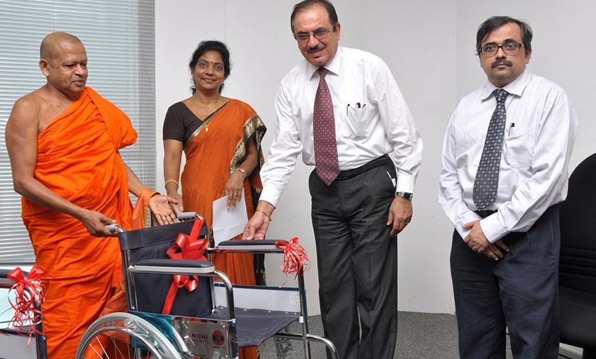 Donation of Wheel Chairs in Commemoration of 10th Anniversary