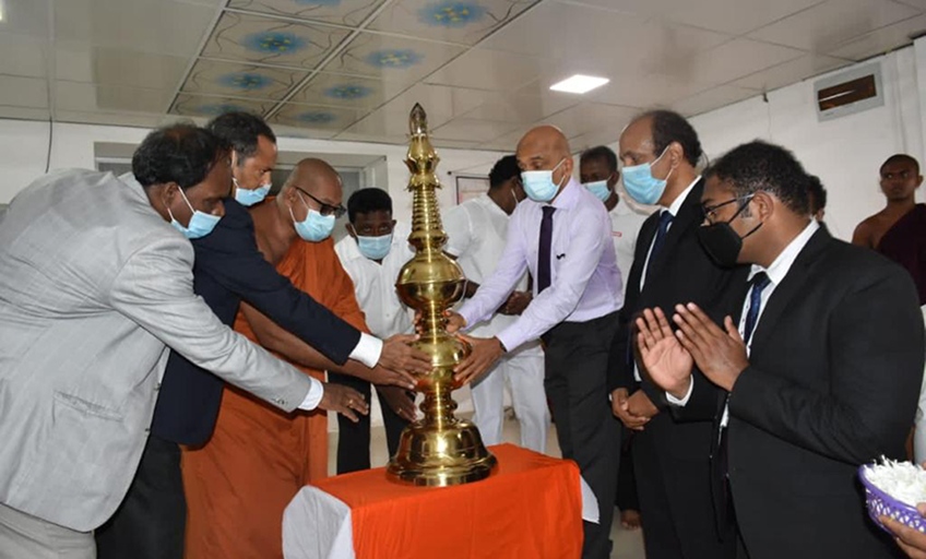 Karanduwa with Chudamanikkya replacement at Chinabay Sri Bodirajaramaya Temple